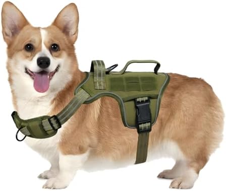 Dog Harness, Tactical No Pull for Small Sized Dog by Runfido