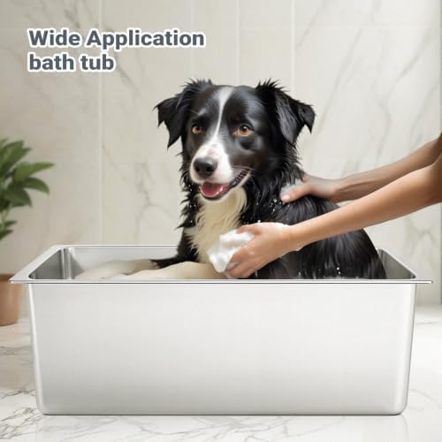 Kirecoo XXL Stainless Steel Cat Litter Box High Sided - Image 6