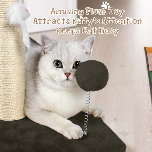 ANWA 32" Tall Sisal Cat Scratching Posts Tree - Image 3