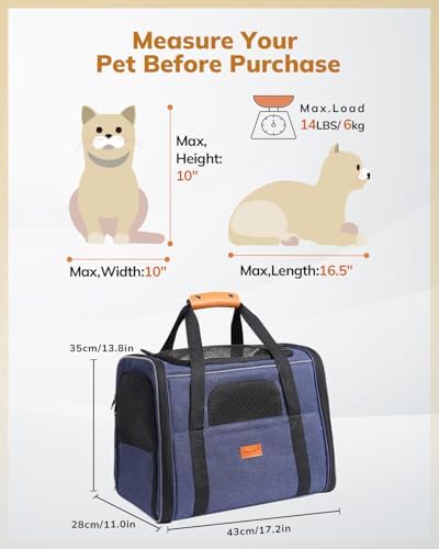 Morpilot Cat Carrier Soft for Large Medium Cats and Puppy up to 18lbs - Image 5