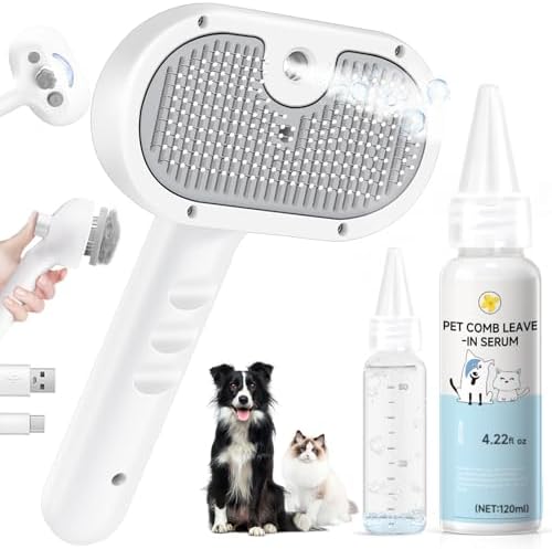 Pet Steam Brush Dog Cat 2026 New Grooming Comb by VVWVVW