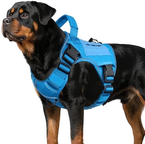 WINGOIN Blue Tactical Dog Harness by WINGOIN