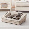 Laojin Balhen Cat Couch for Pets, Washable Cat Beds for Indoor Cats, Super Soft by LaojinBalhen
