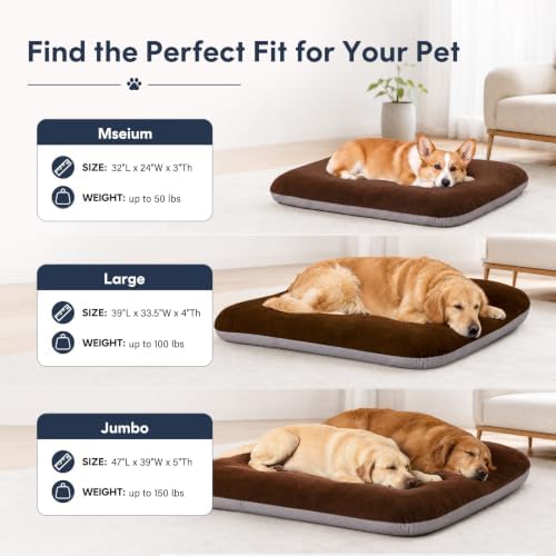 Magic Dog Orthopedic Extra Large Dog Bed 47 Inch, Super Soft XL Pet Bed - Image 3