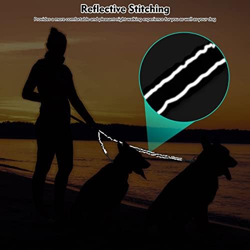 2 Dog Leash, 360° Swivel No Tangle Double Dog Walking & Training Leash - Image 5