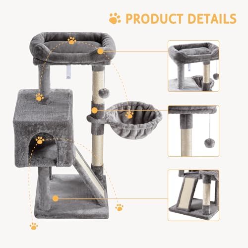 SHA CERLIN Cat Tree 36 Inches Cat Tower - Image 4
