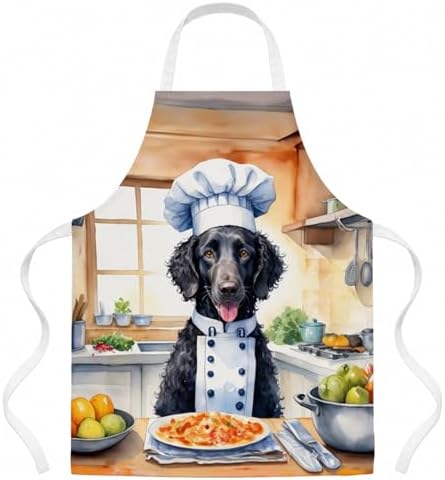 Caroline's Treasures Curly-Coated Retriever The Chef Apron Cooking Kitchen by CarolinesTreasures