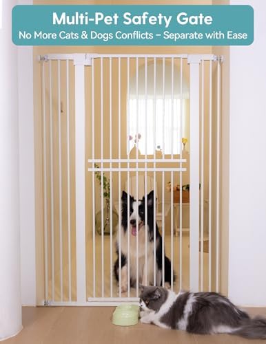 No Pawblems 55" Extra Tall Pet Gate - Image 4