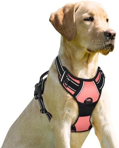 BARKBAY Dog Harness No Pull for Large Dogs Front Back Clips, Dog Vest by BARKBAY