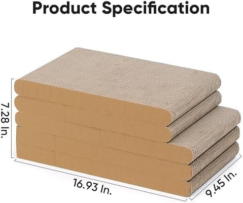 FUKUMARU 2 Packs Cat Scratcher Replacement Refills - Image 3