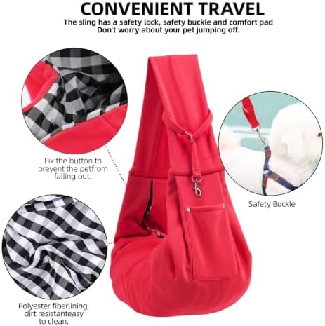 ARZQUT Dog and Cats Carrier Sling, Small Pet Carrier - Image 4