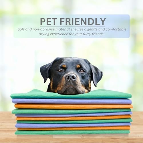10 Pack Extra Large Original German Shammy Cloths Chamois Towels Super Absorbent - Image 3