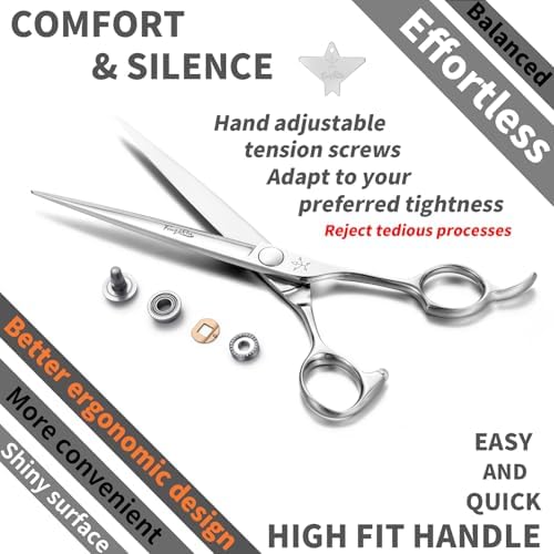 High-end Professional Dog Grooming Scissors Pet Grooming Shears 7 Inches - Image 4