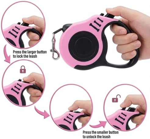 PETIMP Retractable Dog Leash Lightweight 16FT Leash Set - Image 4