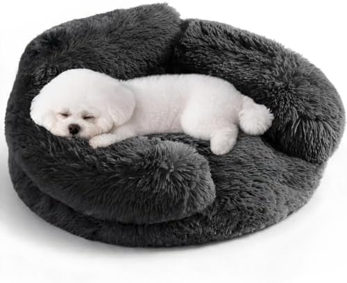 EHEYCIGA 23" Calming Donut Dog Bed by EHEYCIGA
