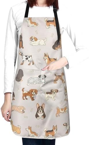 Waterproof Apron For Adults Chef Bib by Abucaky