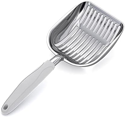 WePet Cat Litter Scoop, Aluminum Alloy Sifter, Kitty Metal Scooper, Deep Shovel by WePet