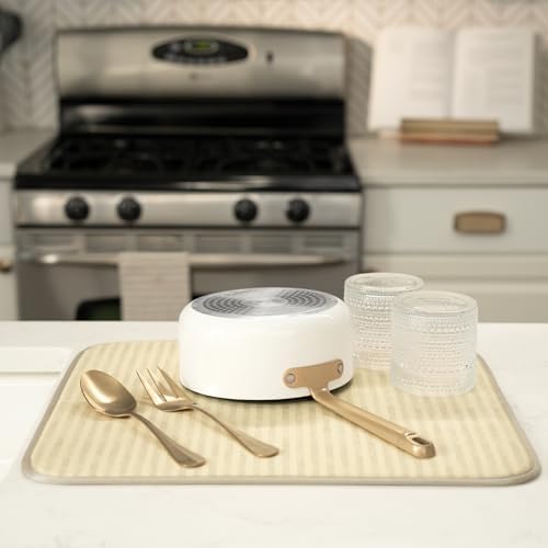 S&T INC. Dish Drying Mat, Distressed Lines - Image 4