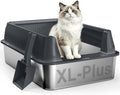 AIPERRO Stainless Steel Litter Box by AIPERRO