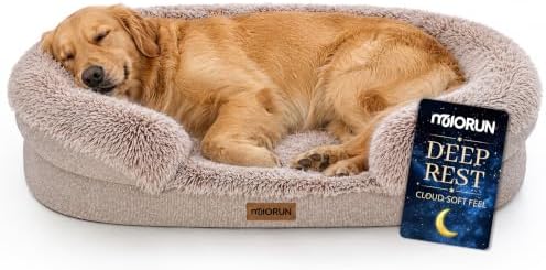 Miorun Fluffy Orthopedic Dog Beds Large Sized Dog by Miorun