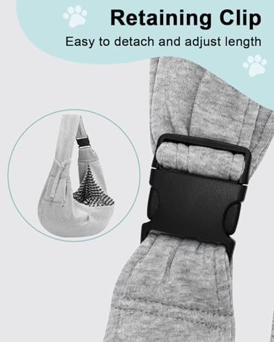 Dog Carrier Sling for Small Dogs and Cats, Puppy Sling Carrier - Image 4