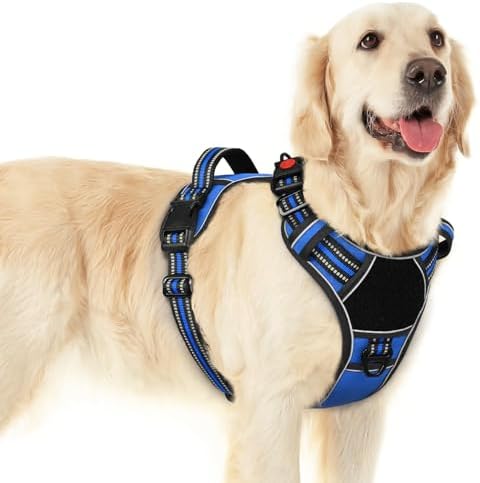 Eagloo Dog Harness No Pull for Large Dogs, Easy On & Off by GoExplorewithEagloo