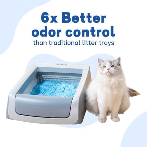 Crystal Cat Litter & Disposable Litter Trays 2 Sets, Compatible - Image 2