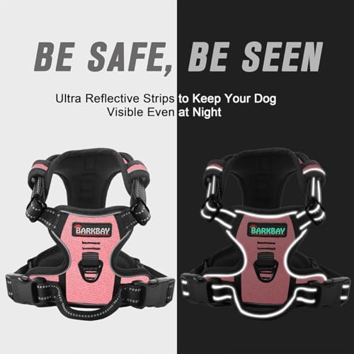 BARKBAY Dog Harness No Pull for Small Sized Dog Front Back Clips, Dog Vest - Image 5