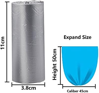 5 Rolls Small Trash Garbage Bags, 4 Gallon 100 Counts - Image 3