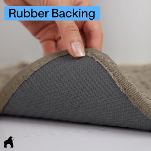 GORILLA GRIP SoakSTOPPER Dog Door Mat, Machine Wash Dry, 30x20 Cappuccino - Image 5