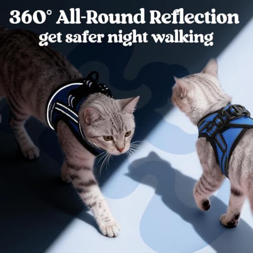 rabbitgoo Cat Harness and Leash Set, Step-in Soft Vest - Image 6