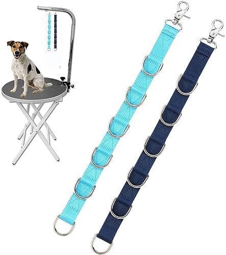 Dog Grooming Loops Dogs Grooming Table Arm Extender Straps 2 PCS 6 D-Ring Pet by FURSDOLY