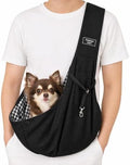 Thalirem Dog Sling Carrier for Small Breeds and Cats, Hands-Free Puppy Carrier by Unknown