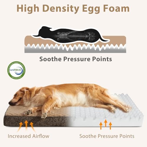JOEJOY XL Dog Bed for Large Dogs up to 80 lbs, Fits 41" & 42" Crates, - Image 3