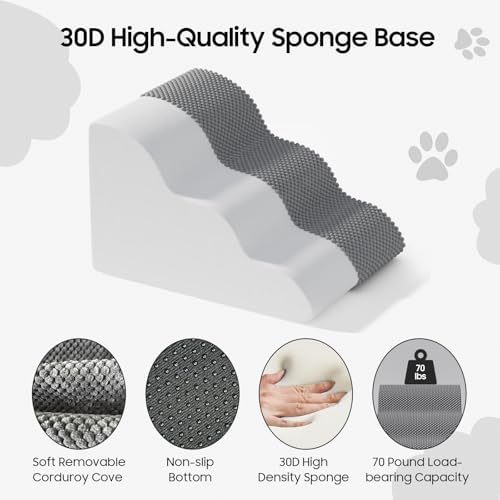 Pet Stairs for Small Dogs and Cats, Comfortable Curved Design - Image 4