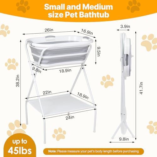 Beberoad 2 in 1 Dog Bath Tub Dog Washing Station - Image 6