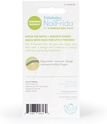 Frida Baby NailFrida The S-Curved Baby Nail Files, Safe - Image 2