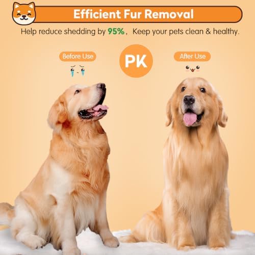 Dog & Cat Brush, Self Cleaning Slicker Brush - Image 6