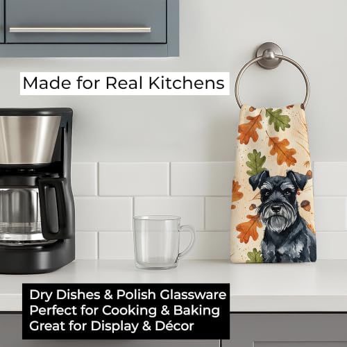 Caroline's Treasures Miniature Schnauzer Dogs Kitchen Towel 15x25 in - Image 3