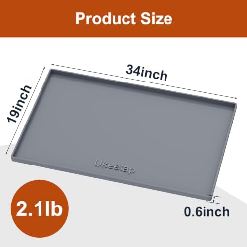 19" x 34" Extra Thick Silicone Mat Waterproof - Image 7