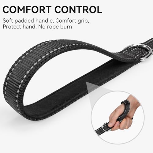 Joytale Reflective Dog Leash for Medium & Large Dogs, 4 FT x 1" - Image 3