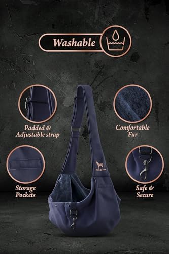 Noah & Paw Dog Sling Carrier for Small Dogs 3-10lb, Dog Sling for Small Dogs - Image 5
