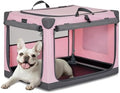 PETSFIT 26" Soft Portable Dog Crate – Patented Spiral Sturdy Frame, Collapsible by Petsfit
