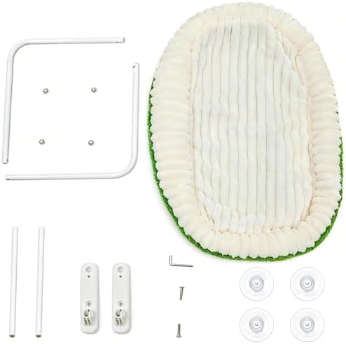 Woochpet Cat Window Perch，Cordless Foldable Cat Hammock Bed - Image 7