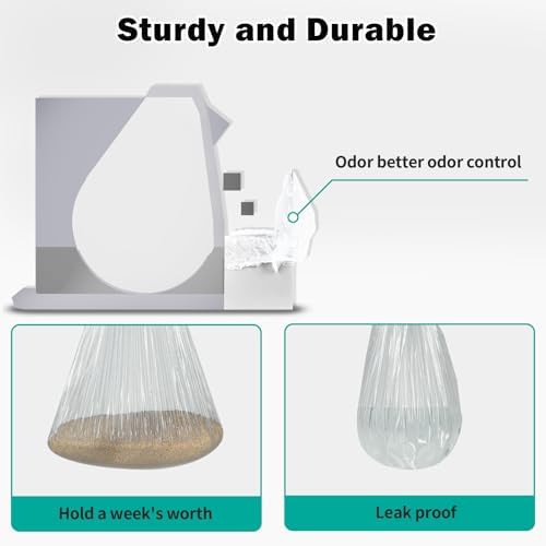 50 Pcs Trash Bags for Popur X5 Litter Box - Image 4
