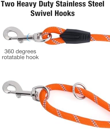 Long Dog Leash for Dog Training 20FT, Heavy Duty Dog Lead for Large Medium - Image 4