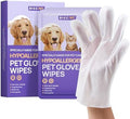 HICC PET Dog Wipes for Dogs & Cats, Individual Glove Packs by HICCPET