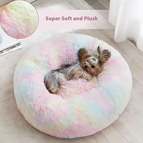 WNPETHOME Large Round Calming Dog Bed Cat Bed - Image 4
