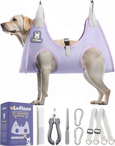 Loflaze Dog Grooming Hammock Harness by Loflaze