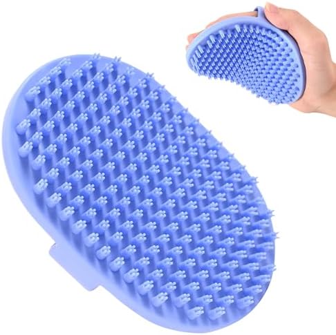 Dog Bath Brush, Easy Wash Scrubber by WeLoveDoodles